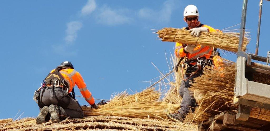 travaux en hauteur sur toiture