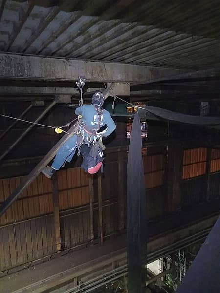 Travaux en hauteur de mise en sécurité près de Marseille