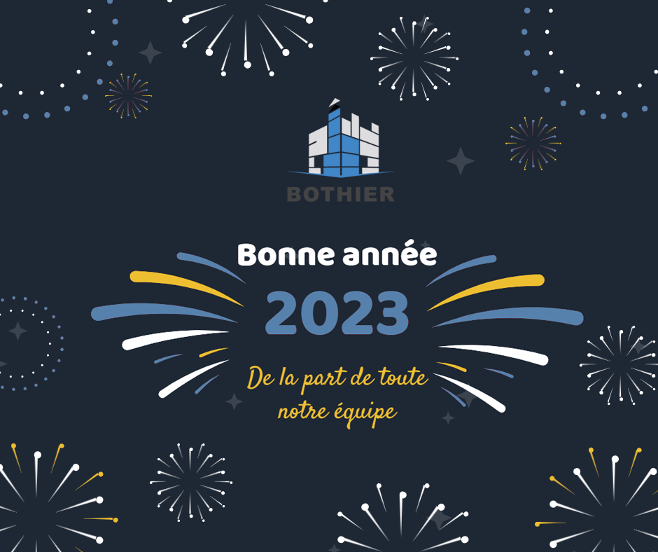 Bothier Vœux Bonne année 2023