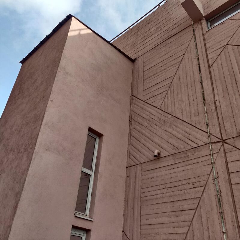 Façade du bâtiment de Fluxel dans le Grand Port Maritime de Marseille
