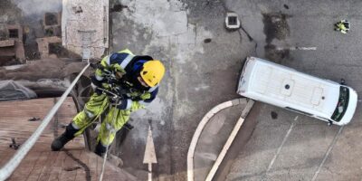 Inspection d'ouvrage en hauteur sur site industriel près de Marseille