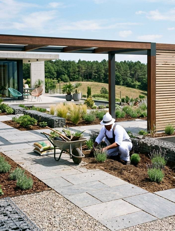 Aménagement d'un jardin à Marseille et les Bouches-du-Rhône, 13